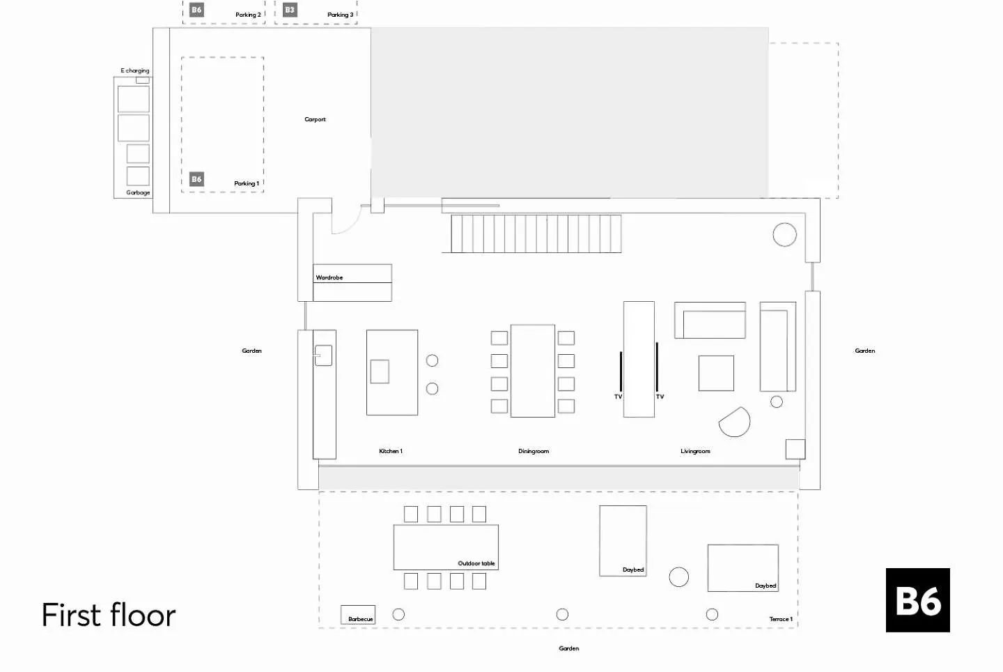Ferienhaus B6 - Die Moderne Architektenvilla Fuer 2-6 Personen, Nuernberg